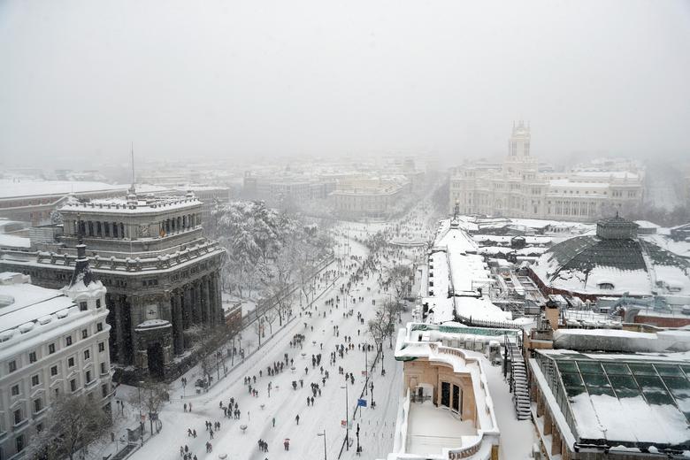 В Испании подсчитали убытки из-за аномального снегопада. Фото