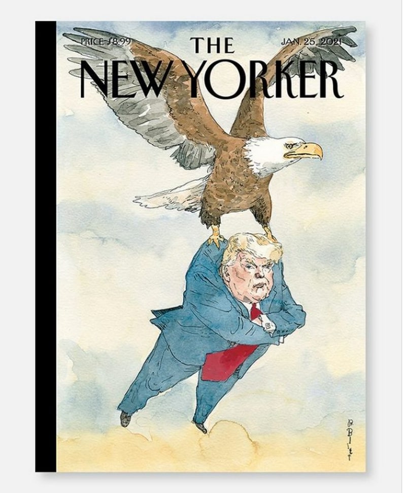 The New Yorker попрощался с Трампом карикатурой на обложке