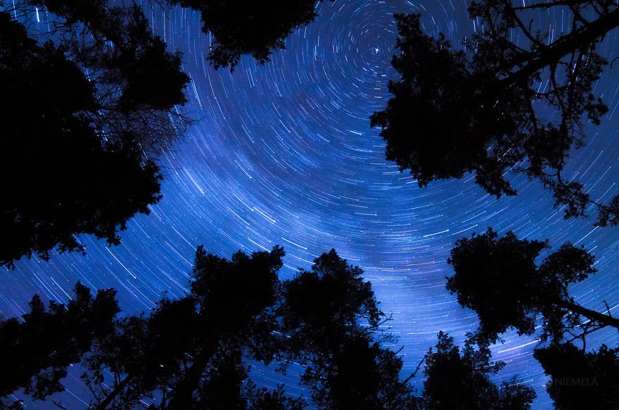 Красота ночного неба Финляндии от Джони Ньемела