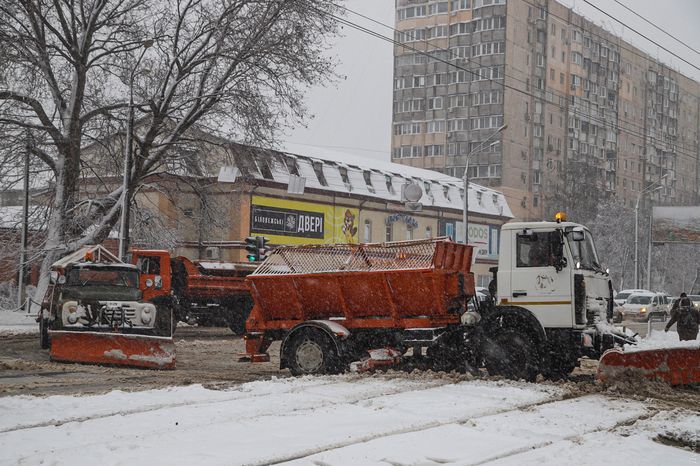 Снегопад в Одессе 27.01.2021