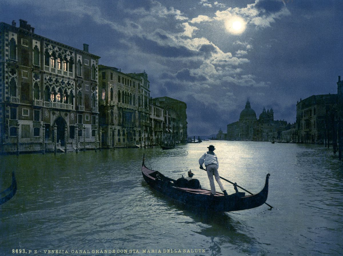 Венеция на цветных открытках 1890 года. ФОТО