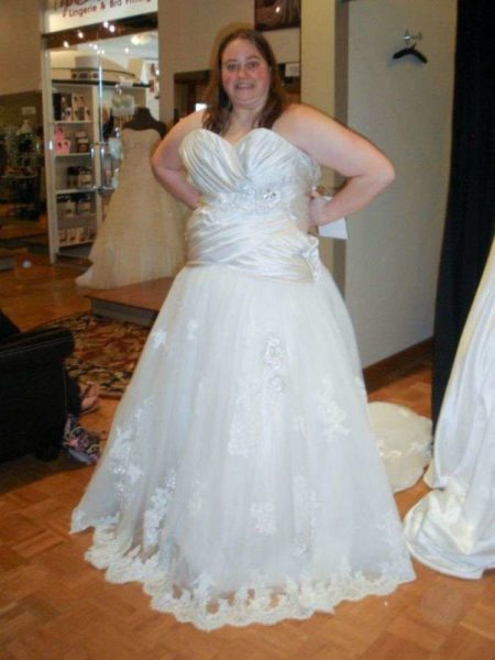 Необычное платье невесты