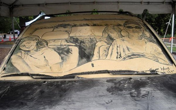 Когда грязные автомобили превращаются в произведения искусства