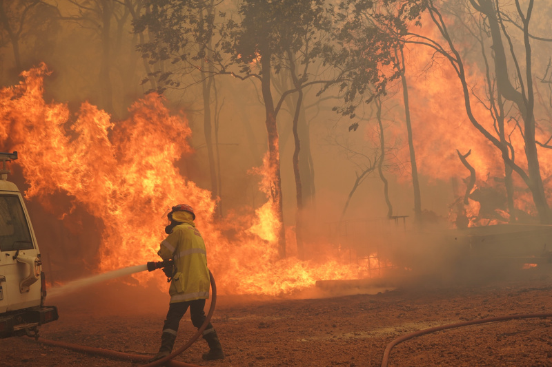 В Австралии бушуют пожары: пламя подобралось к мегаполису. Фото