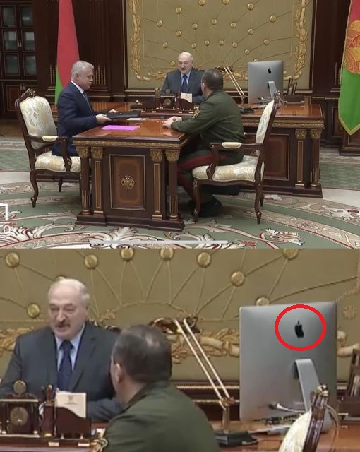 Лукашенко и iMac