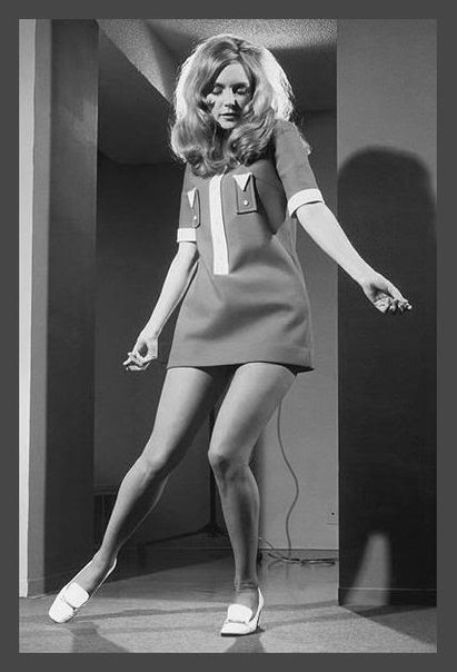 Пик мини-моды - выше было уже некуда.1969 год. ФОТО