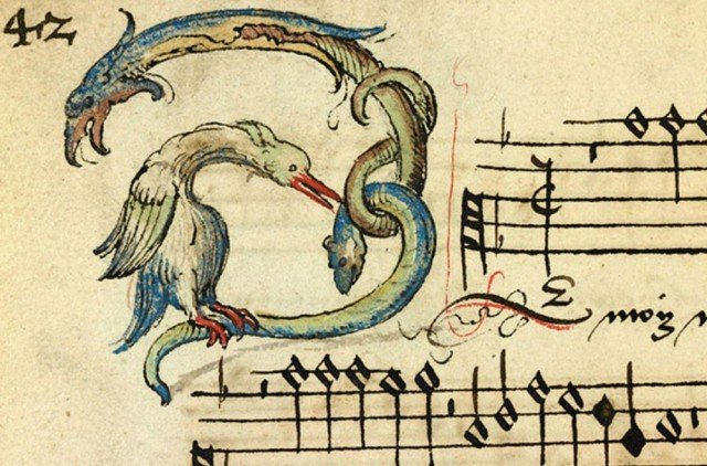 Забавные картинки из средневекового сборника песен
