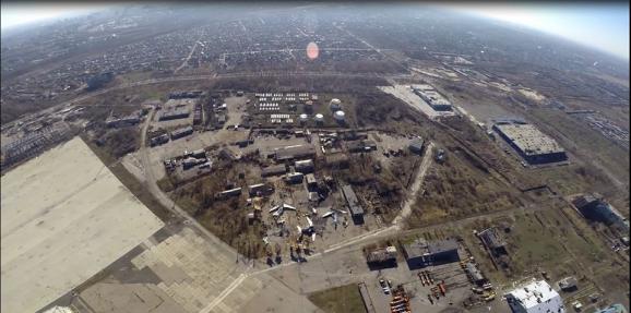 Как выглядит сейчас аэропорт Донецка с высоты птичьего полёта. ФОТО