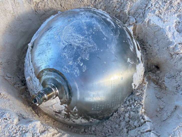 Металлический шар производства \"Южмаша\" обнаружили на Багамах. ФОТО