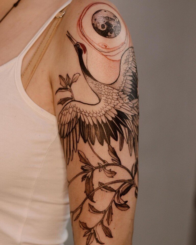 Классные хипповскихе татуировки от польской тату-художницы