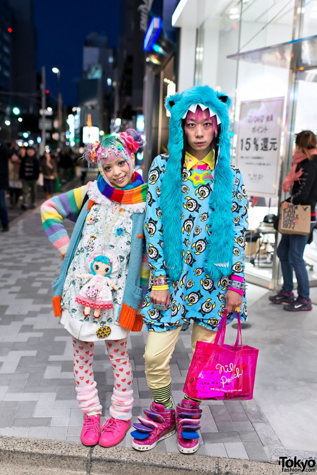 Модники и модницы на улицах Токио. ФОТО