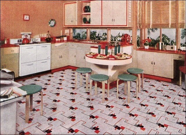 Образцовые кухни из Америки 1940-х