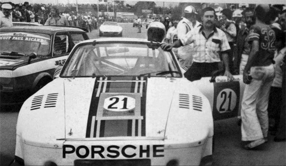 Porsche 1974 года, на котором участвовал в гонках Пабло Эскобар