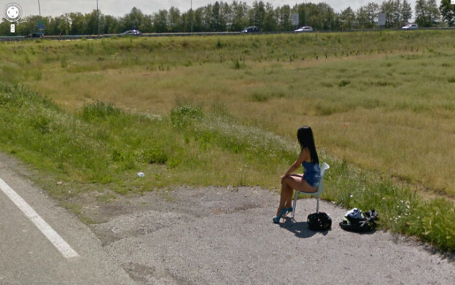 Всё самое странное и прикольное с Google Street View. ФОТО