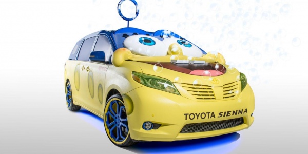 На забаву детям: Toyota подготовила «минивэн для Губки Боба»