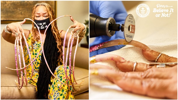 Впервые за 30 лет: обладательница самых длинных в мире ногтей обрезала их. ВИДЕО