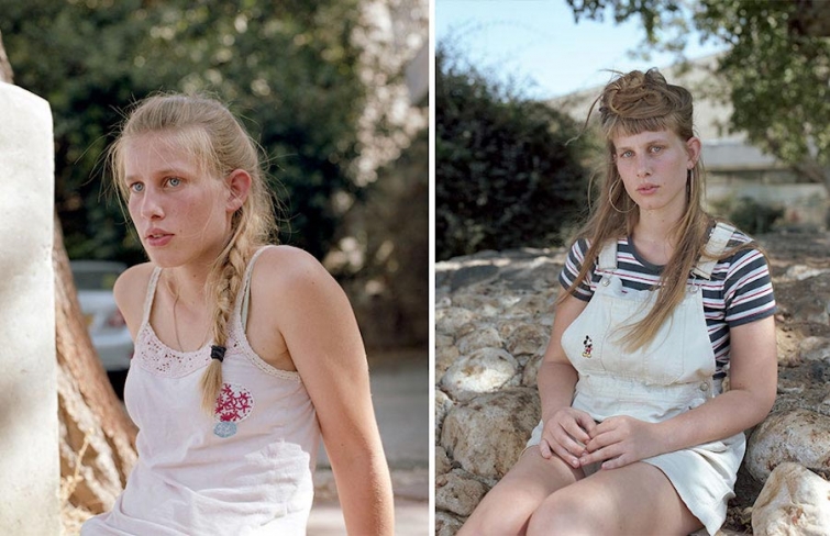 Фотографии девушек в 15 и 20-летнем возрасте