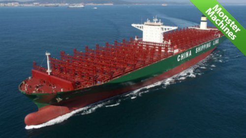 Машины-монстры: CSCL Globe - самое большое грузовое судно на сегодняшний день