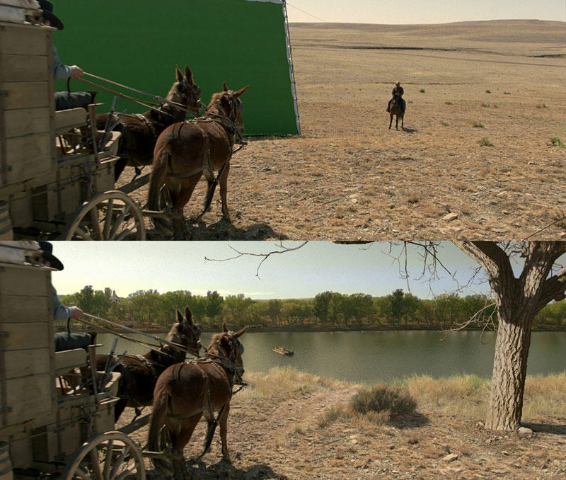 До и после: как на самом деле снимают фильмы. ФОТО