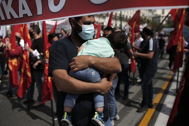 В Греции начались массовые забастовки. ВИДЕО