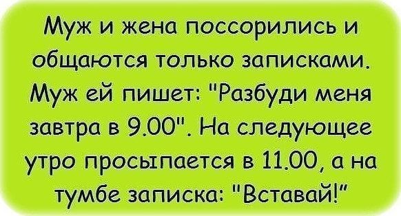 Веселые анекдоты о настоящих семейных отношениях. ФОТО