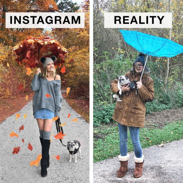 Весёлая немка продолжает разоблачать \"идеальные\" фотографии из Instagram. ФОТО
