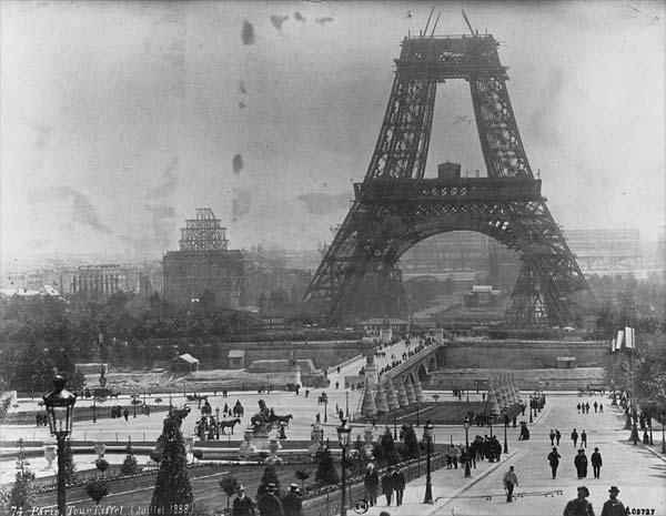 Как строили Эйфелеву башню, 1888 год ФОТО