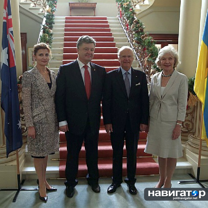 Президент Украины в Австралии делал «селфи». Фото