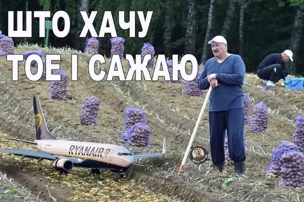 В сети появились мемы на посадку самолета в Минске. ФОТО