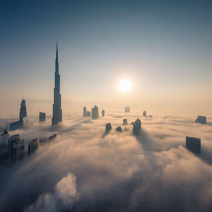 Наследный принц Дубая снял свой город с высоты птичьего полета. ФОТО