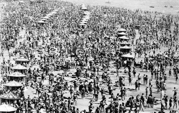 Как это было: пляж на Днепре, 1958 г. ФОТО