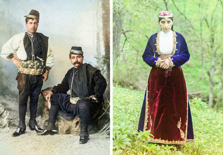 Как сильно изменилось люди из разных стран за 100 лет