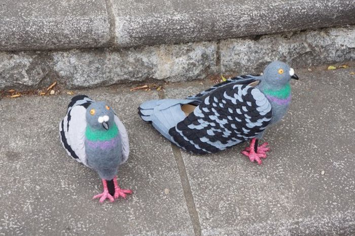 Туфли в виде голубей из Японии
