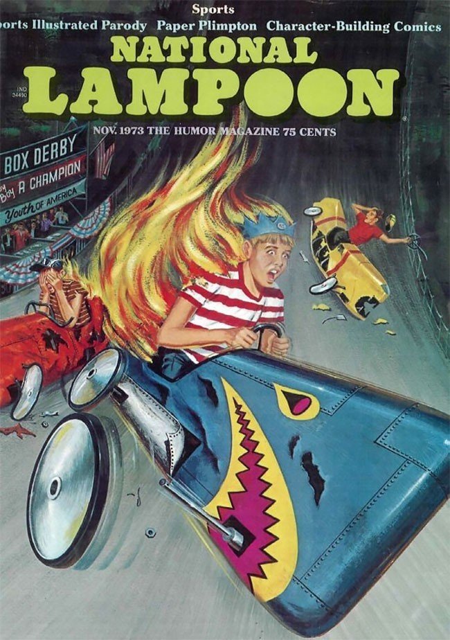 Остроумные обложки сатирического журнала National Lampoon 70-х годов