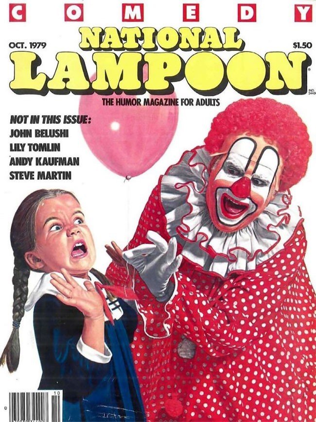 Остроумные обложки сатирического журнала National Lampoon 70-х годов