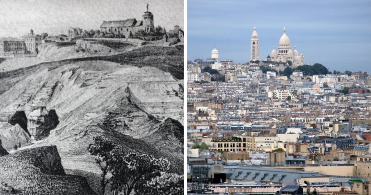 Знаменитые места и постройки до и после их появления