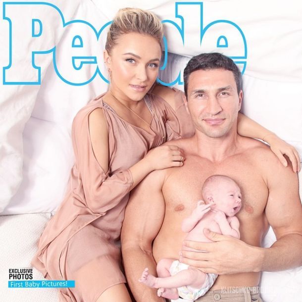 Кличко, Панеттьери и их новорожденная дочь попали на обложку модного журнала. ФОТО