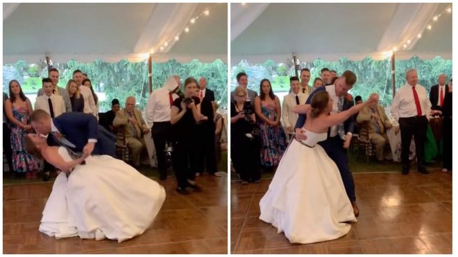 На свадьбе невеста вывихнула колено: вернулась на банкет с врачами (ФОТО)