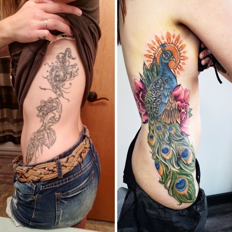Неудачные татуировки, которые были исправлены умелыми мастерами