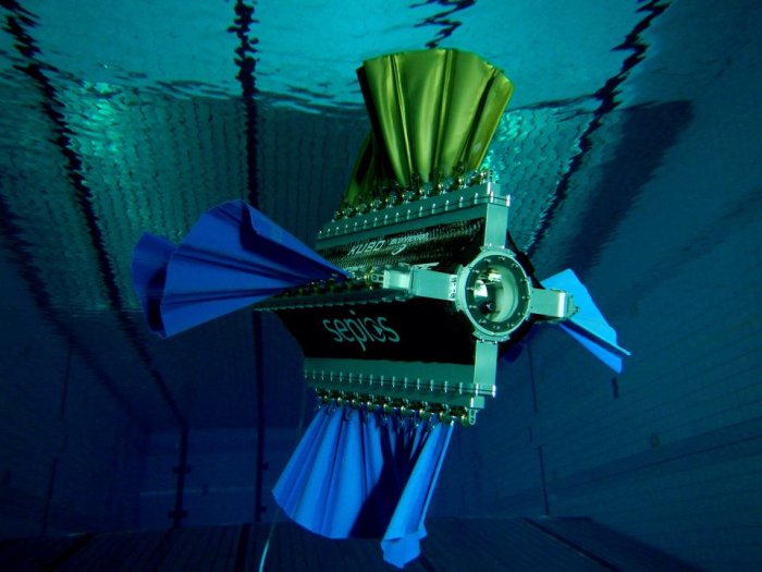 Sepios - подводный робот с плавниками