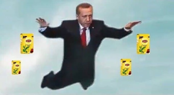 Эрдоган забросал погорельцев чаем: в Сети появились мемы 