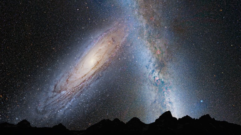 «Хаббл» заснял столкновение двух галактик. ФОТО