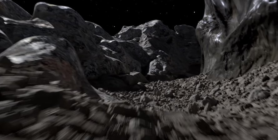 NASA создало анимацию полета на самый дорогой астероид (видео)