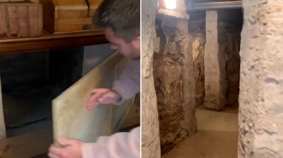 Британец обнаружил у себя под домом таинственные катакомбы 