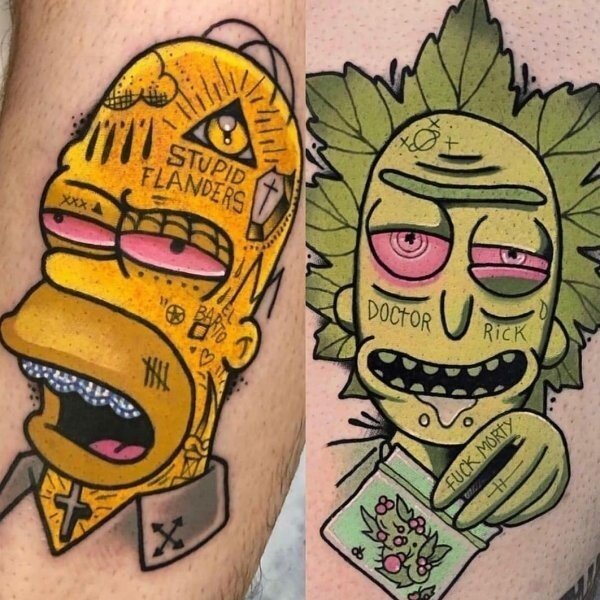 Странные и забавные татуировки, которые не спасает даже техника исполнения