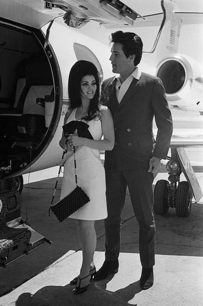 Элвис и Присцилла Пресли. Лас-Вегас, 1967 г. ФОТО