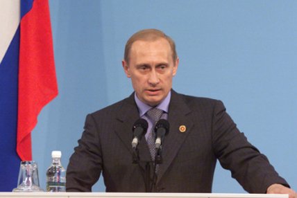 Владимир Путин на саммите G8 в 2000 году