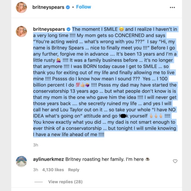 Бритни Спирс заявила, что ее жизнь разрушила мать (ФОТО)