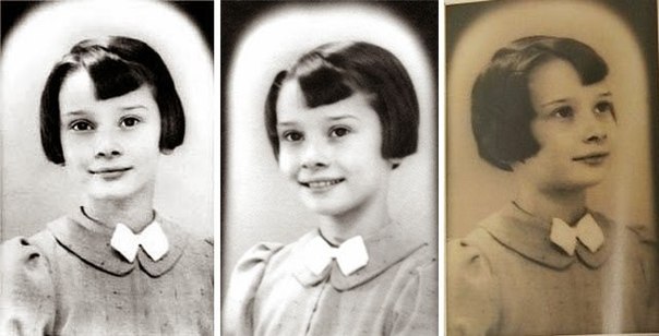Редкие детские фотографии Одри Хепберн. ФОТО