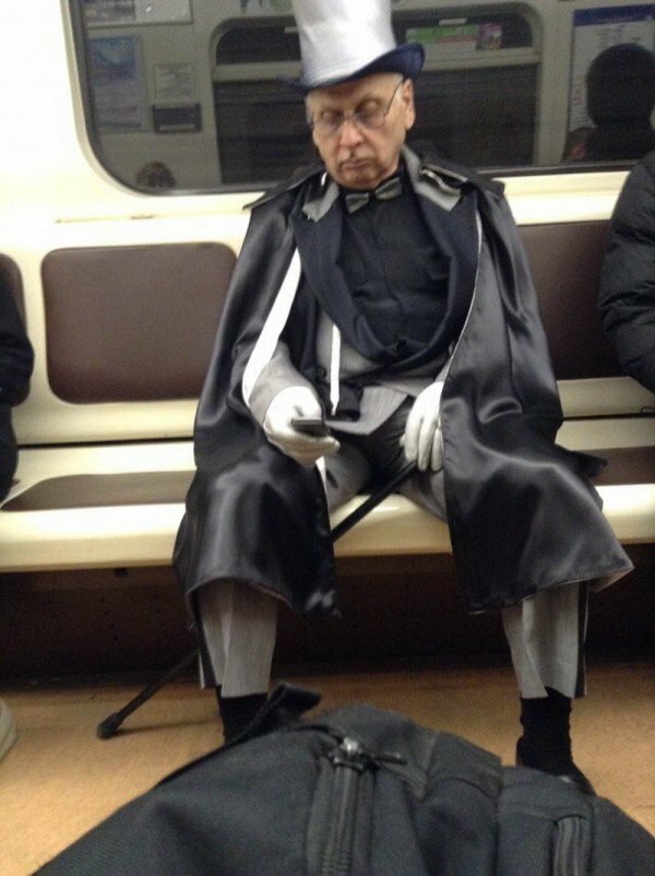 Уморительные пассажиры, встречающиеся в метро